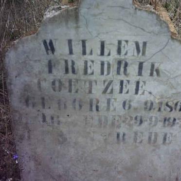 COETZEE Willem Fredrik 1869-1933