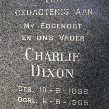 DIXON Charlie 1896-1965