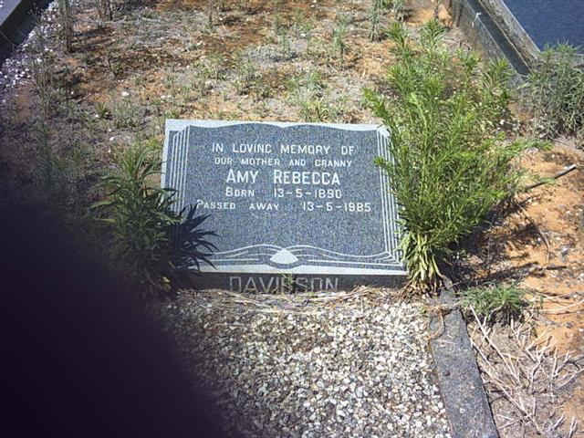 DAVIDSON Amy Rebecca 1890-1985