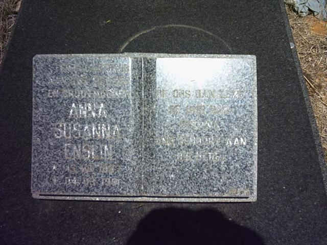 ENSLIN Anna Susanna 1927-1991