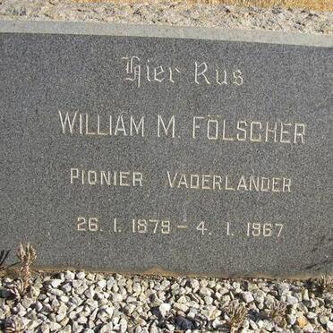 FÖLSCHER William M. 1879-1967