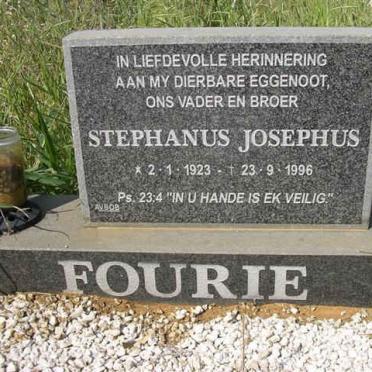 FOURIE Stephanus Josephus 1923-1996