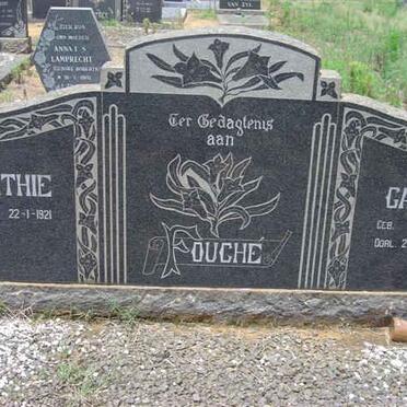 FOUCHÉ Gawie 1918-1967 &amp; Cathie 1921