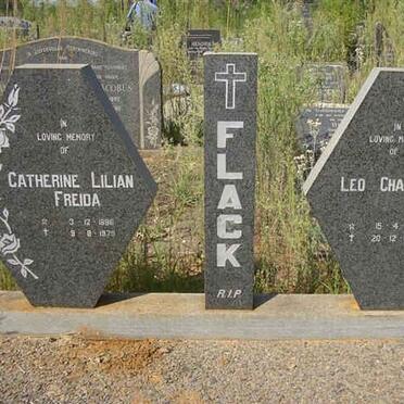 FLACK  Leo Charles 1890-1961 &amp; Catherine Lilian Frieda 1896-1979