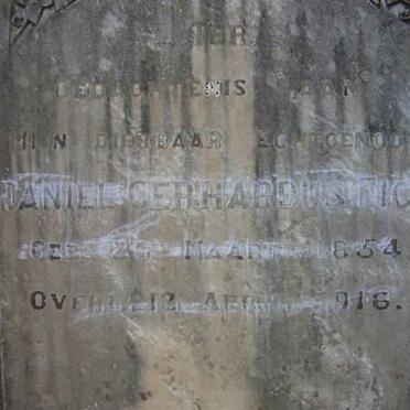 FICK Daniel Gerhardus 1854-1916