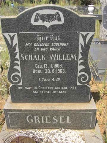 GRIESEL Schalk Willem 1906-1963