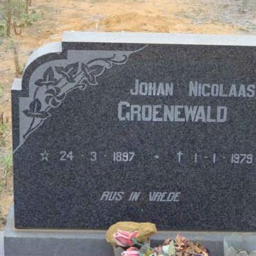 GROENEWALD Johan Nicolaas 1897-1979