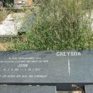 GREYSON John 1915-1977