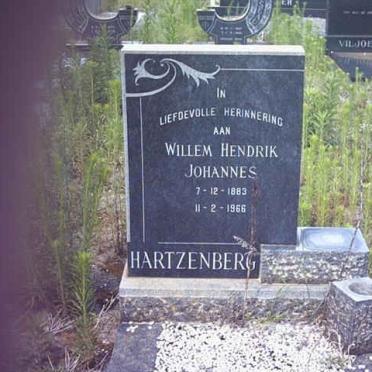 HARTZENBERG Willem Hendrik Johannes 1883-1966