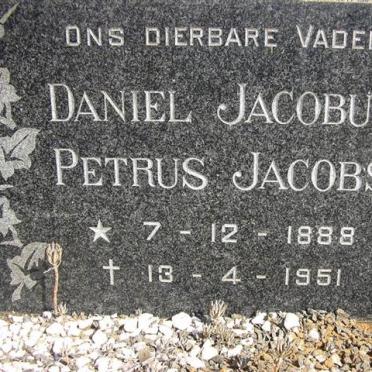 JACOBS Daniel Jacobus Petrus 1888-1951