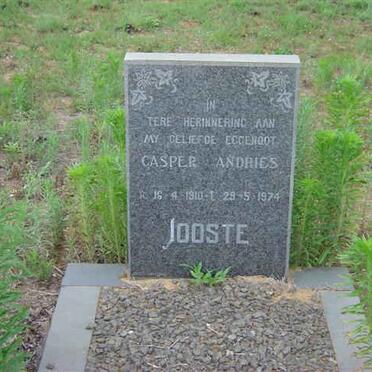 JOOSTE Casper Andries 1910-1974