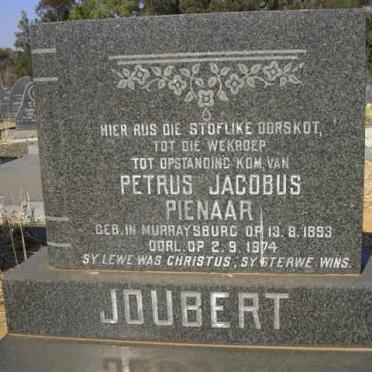JOUBERT Petrus Jacobus Pienaar 1893-1974