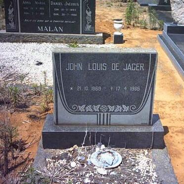 JAGER John Louis, de 18?8-1966