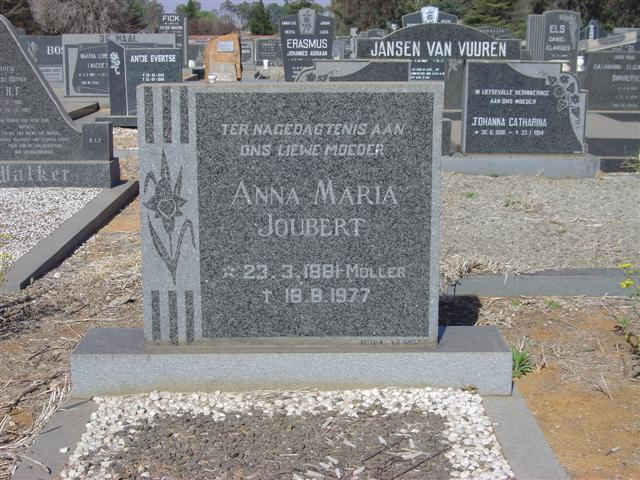 JOUBERT Anna Maria nee MULLER 1881-1977