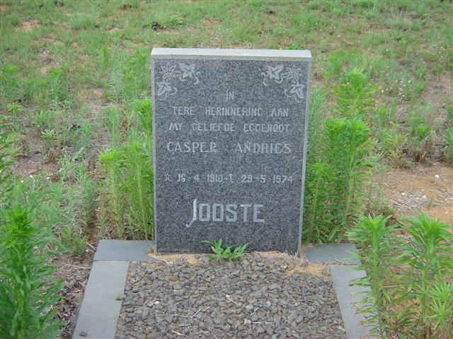 JOOSTE Casper Andries 1910-1974