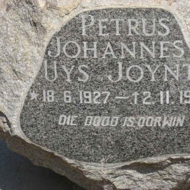 JOYNT Petrus Johannes Uys 1927-1980 &amp; Hester Anna SCHOEMAN 1930-