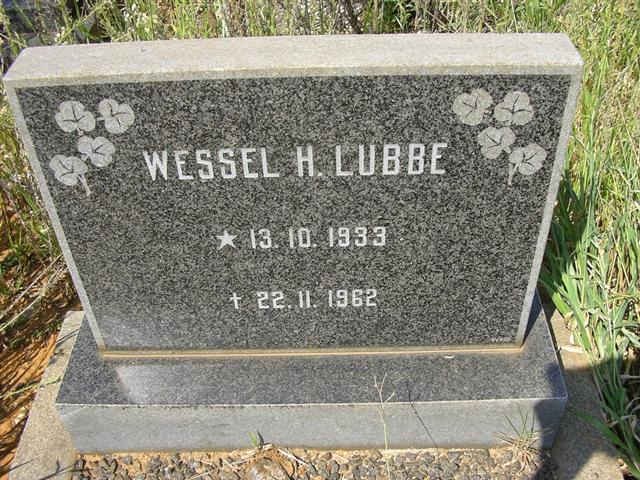 LUBBE Wessel H. 1933-1962