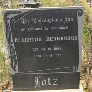 LOTZ Albertus Bernardus 1903-1971