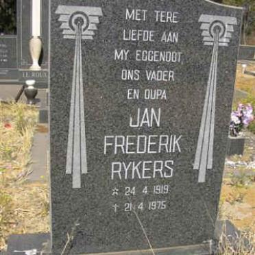 LUES Jan Frederik Rykers 1919-1975