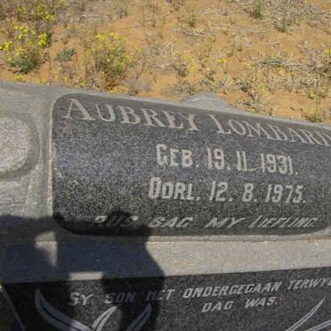 LOMBARD Aubrey 1931-1975 