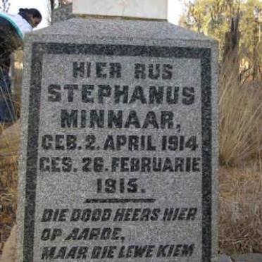 MINNAAR Stephanus 1914-1915