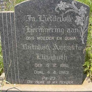 MISCHKE Kätchen Auguste Elizabeth 1881-1963