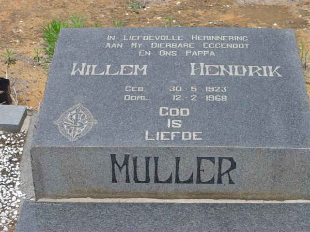 MULLER Willem Hendrik 1923-1968