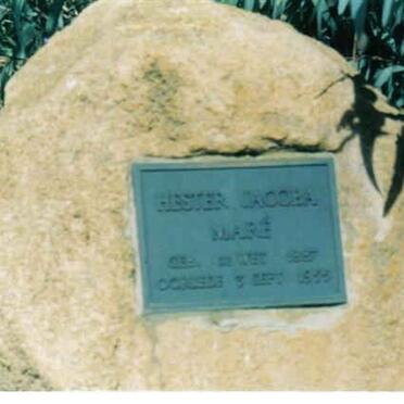 MARÉ Hester Jacoba