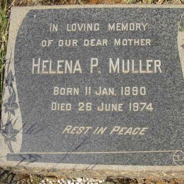 MULLER  Helena P. 1890-1974