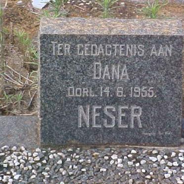NESER Dana -1955