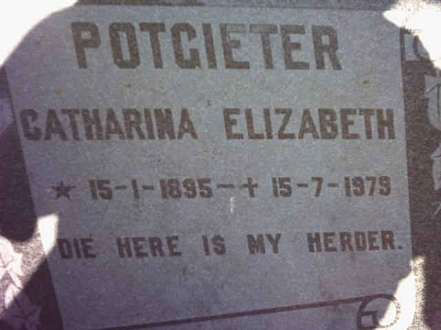 POTGIETER Catharina Elizabeth 1895-1979