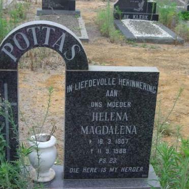 POTTAS Helena Magdelena 1907-1988