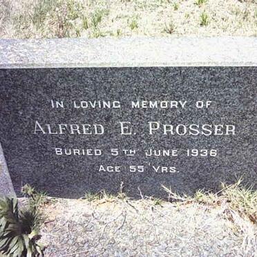 PROSSER Alfred E. -1936