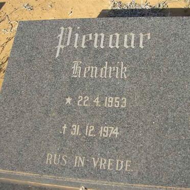 PIENAAR Hendrik 1953-1974