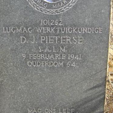 PIETERSE D.J. -1941