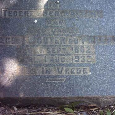 PREEZ Jacobus Wouter, du 1862-1932