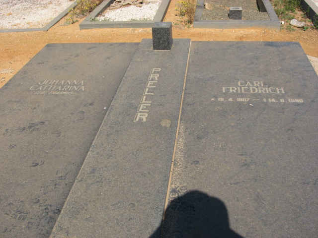 PRELLER Carl Friedrich 1907-1990 &amp; Johanna Catharina ERASMUS