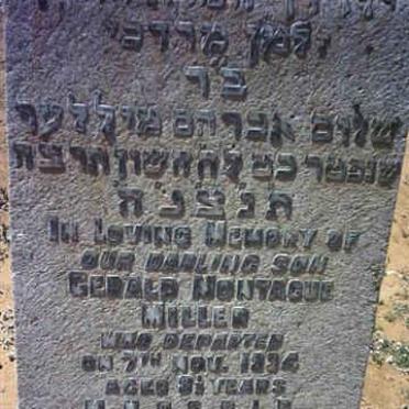 MILLER Gerald Montaque -1934