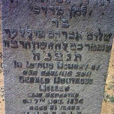 MILLER Gerald Montaque -1934