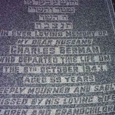 BERMAN Charles -1943