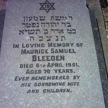BLEEDEN Maurice Samuel -1951