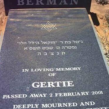 BERMAN Gertie -2001