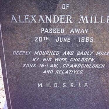 MILLER Alexander -1965