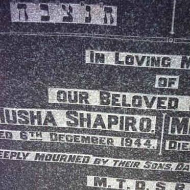SHAPIRO Michael -1944 &amp; Musha  -1944