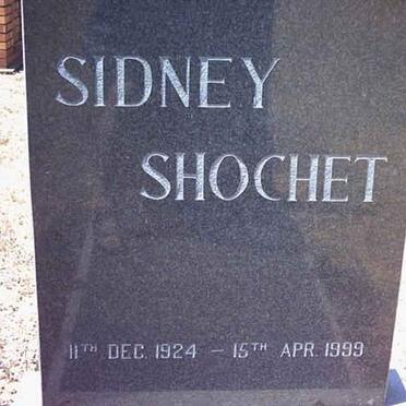 SHOCHET Sidney 1924-1999