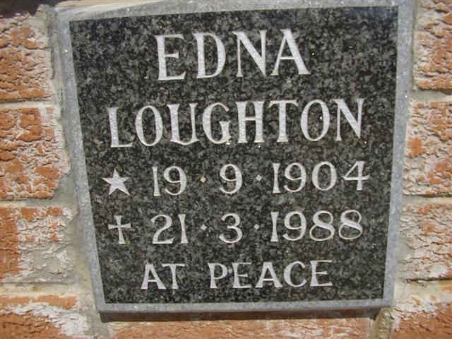 LOUGHTON Edna 1904-1988