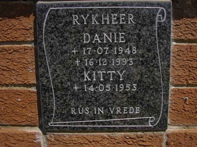 RYKHEER Danie 1948-1993 &amp; Kitty -1953