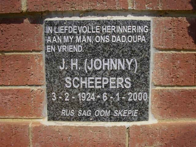 SCHEEPERS J.H. 1924-2000
