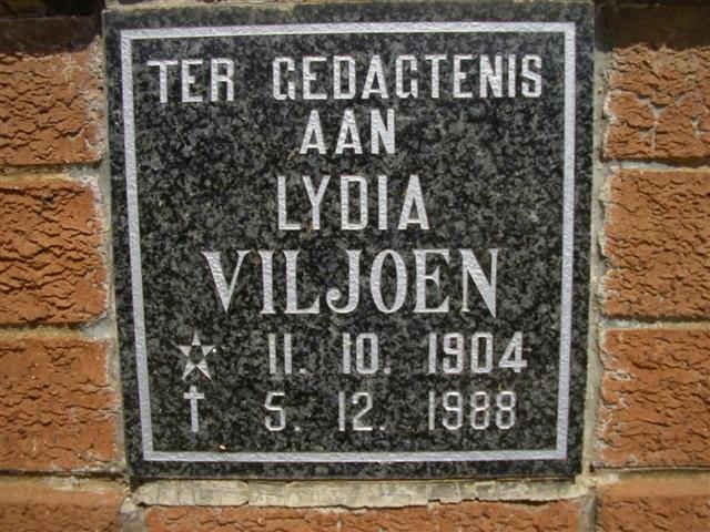 VILJOEN Lydia 1904-1988