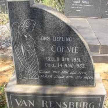 RENSBURG Coenie, van 1951-1963